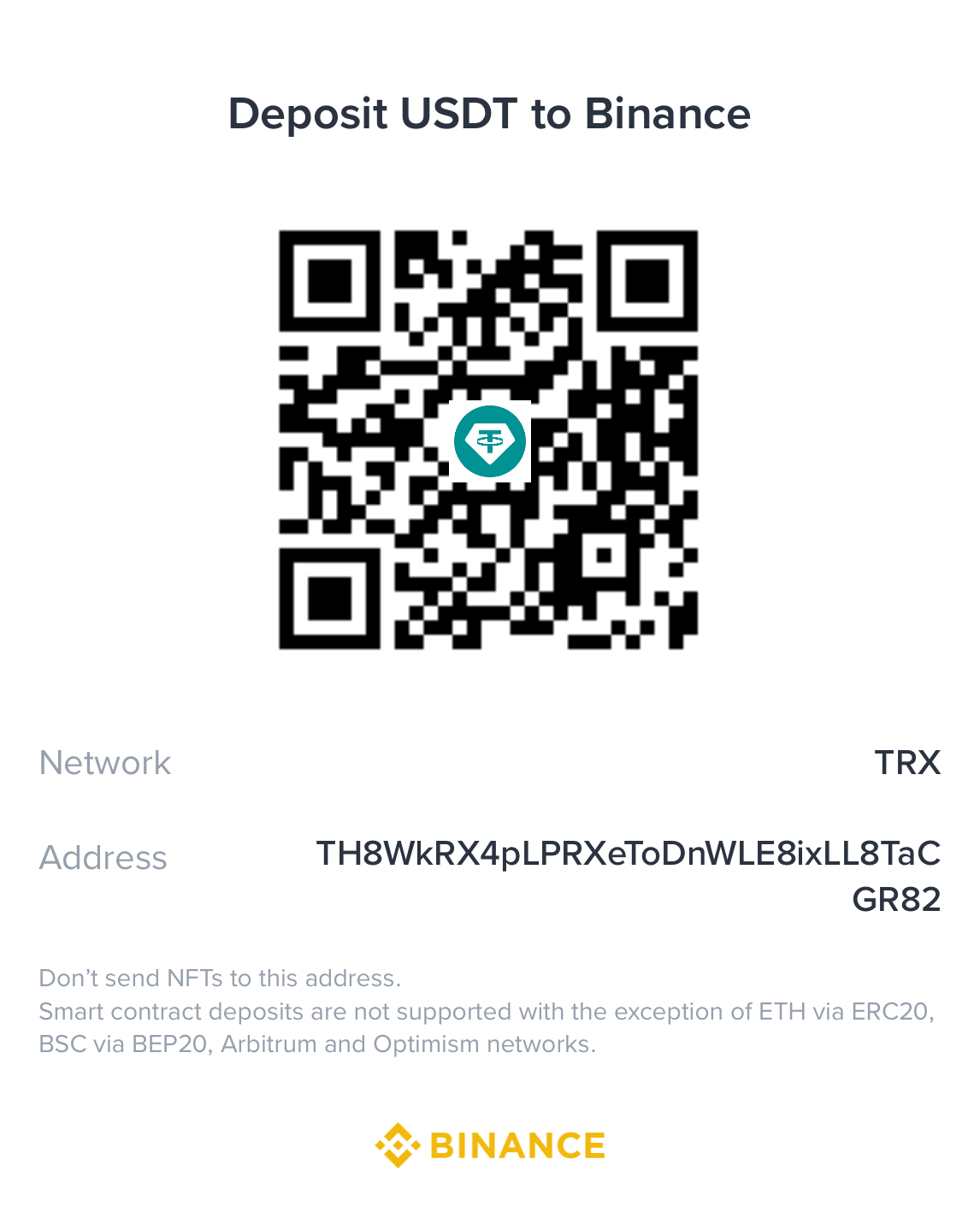 USDT QR Code